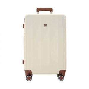 Texier - Valise taille grande 49x29x77cm beige TR3