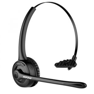 Casque Bluetooth avec suppression du bruit pour conducteur de camionneur téléphone de sauna sans fil OW Pro Black