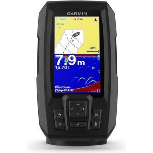 Sondeur - GARMIN - Striker Plus 4 - &Eacute;cran couleur 4 po - Batterie rechargeable - P&ecirc;che