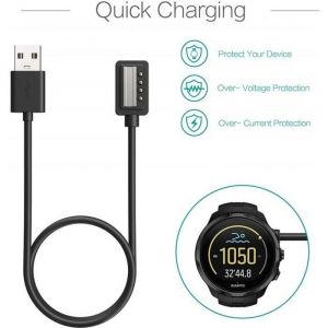 Chargeur de berceau avec clip de câble de charge USB pour Suunto Spartan Ultra HR Spartan Sport Wrist HR Suunto 9 Suunto