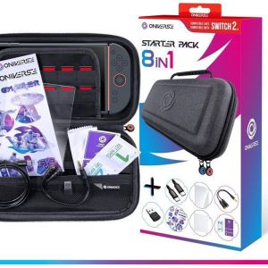 Starter kit 8 en 1 - Oniverse - Pack complet Etui de transport Protection Ecran et Accessoires pour Nintendo Switch 2