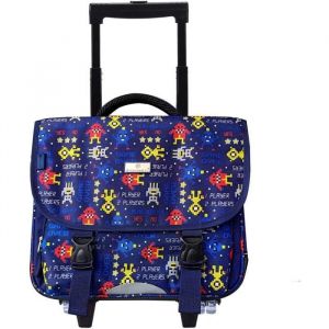 Sac à dos Cartable à roulettes - SNOWBALL - AIC-T05241 - Bleu - 41 cm - 28 litres