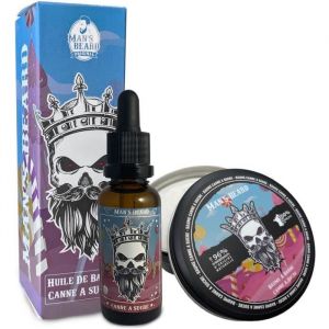 Mans Beard - Duo Parfum&eacute; - Huile & Baume Canne &agrave; Sucre
