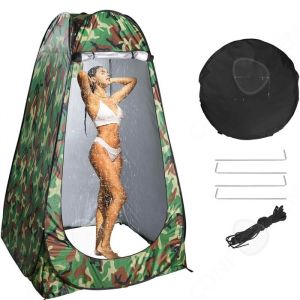 C Tente de douche 120x120x190cm tente de toilett instantanée portable tente de douche pop up camouflage extérieur tentes pliantes