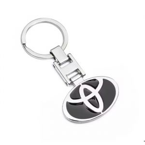 Porte-clés logo Toyota - Noir