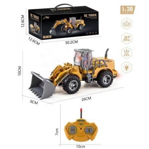 Véhicule Radiocommande - Camion - Bulldozer à distance - 6 canaux - Jaune - Pour garçons