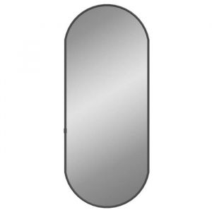 Miroir - GOTOTOP - M0943 - Noir - Ovale - 60x25 cm - Verre PVC
