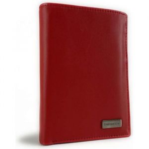 Portefeuille en Cuir - ELEPHANT DOR - 3 Volets - Rouge - Taille 14cm*10cm