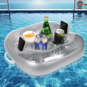 Bar Flottant Pour Piscine Avec 6 Trous Portable Bar De Piscine FlottantPlateau Flottant Pour Party Piscine Fête Plage