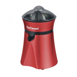 Techwood TPF-35 Presse agrumes electrique 1L rouge avec pieds anti-d&eacute;rapants Bol verseur translucide gradu&eacute;