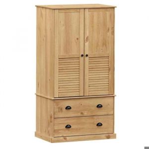 Armoire de chambre - UU - VIGO 90x55x176 cm - bois massif de pin U210