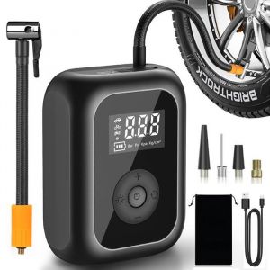 Gonfleur Pneu Voiture Sans Fil 150PSI BYONDSELF Compresseur &agrave; Air Portatif - avec &Eacute;clairage - &Eacute;cran LCD - 4000mAh Batterie