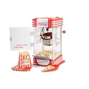 Machine &agrave; popcorn - Salco - SNP 27CC - Rouge - 310 Watt - Cuve en acier inoxydable