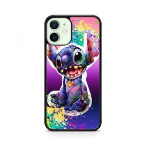 Coque de téléphone - Coque en Folie - Compatible Iphone 12 Stitch Disney Lilo et Stitch Olaf Ref 2277