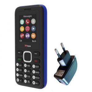 TTfone TT150 - Téléphone Portable Basique Débloqué Double SIM (Bleu)