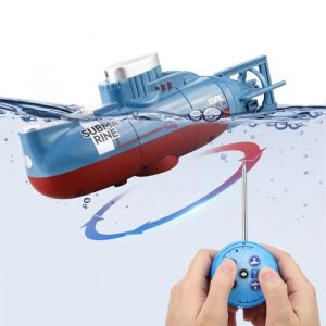 Jouet daquarium SURENHAP Sous-marin RC - Blanc - Bleu - Mixte - 8 ans+