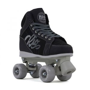 Roller Quad - RIO ROLLER - Lumina - Noir - Gris - Confortable et Stable