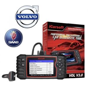 iCarsoft VOL V3.0 - Valise Diagnostic pour Volvo - Outil Diagnostic Auto Pro - Lecture Défauts - Injecteurs - FAP