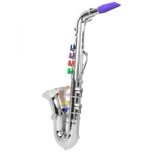 Alomejor sax en plastique Jouet de saxophone pour enfants en plastique Mini Saxophone Saxophone pour enfants cadeau de jouet