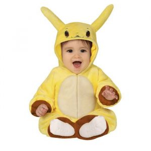 Déguisement de Pikachu pour bébé - SUPER H PERSO CELEBR - Combinaison jaune et queue - Intérieur