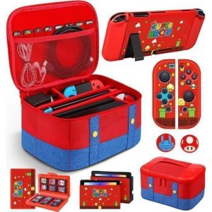 Protection SwitchPeut Accueillir Tous les Accessoires Switch Pochette Switch Pratique à Transporter SwitchSacoche Nitendo