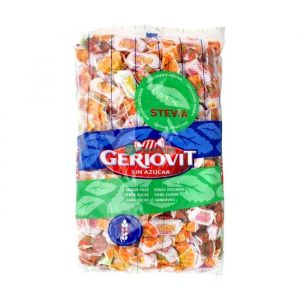 GERIOVIT - Bonbon g&eacute;lifi&eacute; &agrave; la st&eacute;via sans sucre 1 kg