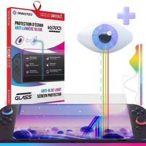 Verre trempé - Oniverse - Nintendo Switch 2 - Dureté 9H - Anti-Lumière Bleue - Ultra-Fin