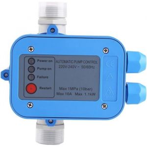 Régulateur de contrôle de pression 10A 1 Mpa (10 bar) régulateur de pression de pompe à eau automatique pressostat régulateur de pom