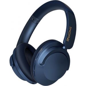 1MORE SonoFlow Pro Casque Sans fil antibruit Actif supra-auriculaire - Écouteur Bluetooth 5.4 LDAC Hi-Res Son 100H Autonomie Bleu