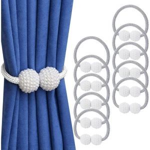 Lot de 10 Embrasse pour Rideaux Embrasse Embrasse pour Rideaux Rideau Embrasse Rideau Aimantee Aimantee Embrasse Rideau avec Corde