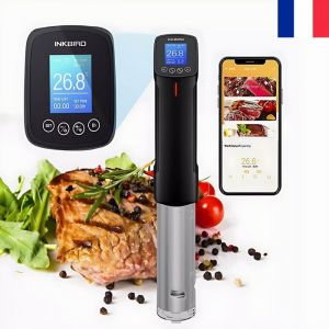 INKBIRD ISV-100W Cuiseur Sous Vide WiFiThermoplongeur Sous Vide Cooker 1000WCalculateur dImmersion Cuisini&egrave;re Cuiseur Oeuf