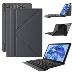 XGODY  Housse universelle tablette tactile 10.1 360&deg;rotatif  &eacute;tui Avec clavier Bluetooth interface Type-C Clavier tablette
