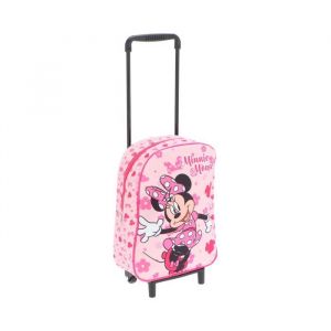 Petit trolley sac à dos a roulettes Minnie Disney 31 cm
