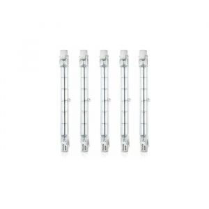 Dimmable R7S 118mm 300W Ampoule Halog&egrave;ne Crayon AC220-240V 5900lm J118 Projecteur Halog&egrave;ne Lin&eacute;aire pour l&rsquo;&eacute;clairage de paysage