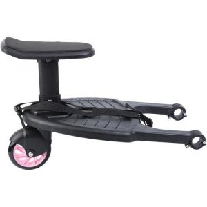 P&eacute;dale auxiliaire de Poussette Poussette Avec Siege Planche debout pour si&egrave;ge de connecteur amovible pour poussette Baby (noir)