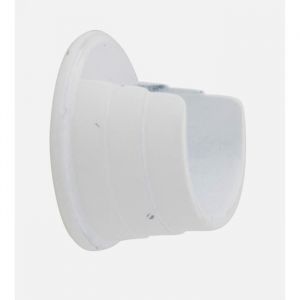 1 Support entre-murs Blanc pour barre &Oslash;28