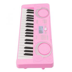 SALALIS Piano pour le clavier pour enfants Kid clavier jouet piano 37 touches am&eacute;liorer linstrument &eacute;ducatif de jeux jouet Rose