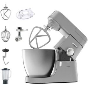 Robot p&acirc;tissier multifonction - KENWOOD KVL4170S - Chef XL - Blender 67L + Hachoir m&eacute;tal - Coloris Silver