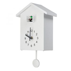 Moderne Oiseau Coucou Quartz Horloge Murale Maison Salon Horologe Horloges Minuterie Bureau D&eacute;Coration de Cadeaux Suspendus Montre