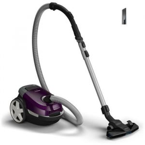 Aspirateur avec sac - PHILIPS - XD3100/06 - S&eacute;rie 3000 Performer Compact - 900W - 79db - Violet