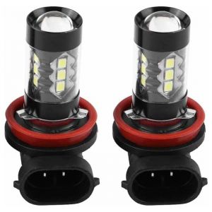 Ampoules LED H8 H11 Xtreme Super Bright 6000k  2Pcs H11 H8 12v-24v 80w Ampoules de feux de jour à LED antibrouillard haute