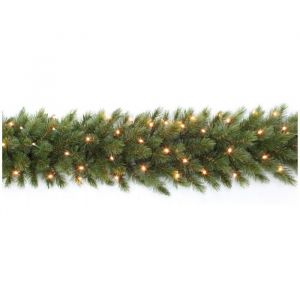 Guirlande de No&euml;l avec &eacute;clairage LED Forest Frosted - L140 cm - Vert - Triump Tree