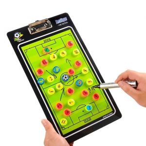 Football Tableau Tactique Coach Magnétique Stratégie de dentraînement Plaque Portable Compétition Coaching Marqueur Livre Book Set