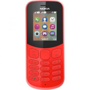 Téléphone Nokia 130 Double SIM Rouge - Barre - 457 cm (1.8) - Bluetooth - 1020 mAh
