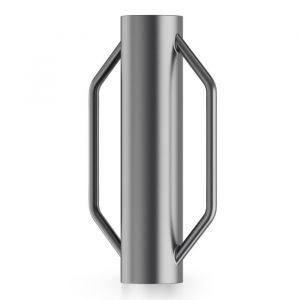 Wiltec Enfonce pieux manuel &ndash; &Oslash; 14 cm &ndash; 135 kg &ndash; en Acier &ndash; avec Poign&eacute;es &ndash; Pilon &agrave; poteau Cloche enfonce piquet pour la Construct