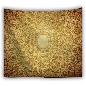 Tenture Murale Mandala tapisserie tapisserie M&eacute;di&eacute;vale Mandala Tenture Murale Vintage Tissu Europ&eacute;en 130x150cm[4900]