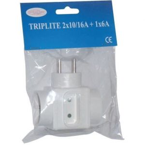 Multiprise triplite - 2x16 A + 1x6 A