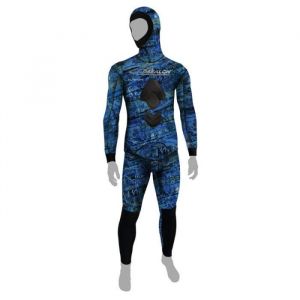 Combinaison de plong&eacute;e deux pi&egrave;ces Epsealon Blue Fusion 15mm - blue fusion - S