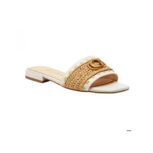 Sandales en cuir ivoire pour femmes Guess Tamarra - &Eacute;l&eacute;gance et confort taille 41 EU