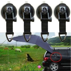 ventouses avec 4 crochets forte ventouse pour camping camping-car maison atelier support bagages baches tentes de voiture
